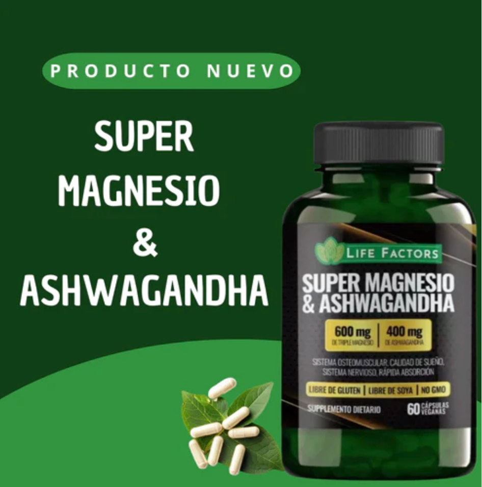Super Magnesio + Ashwangandha