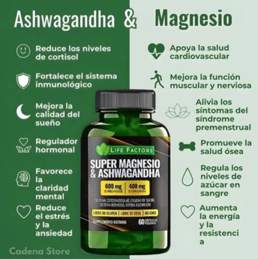 Super Magnesio + Ashwangandha