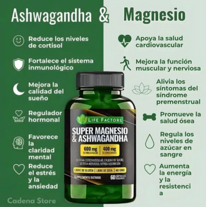Super Magnesio + Ashwangandha