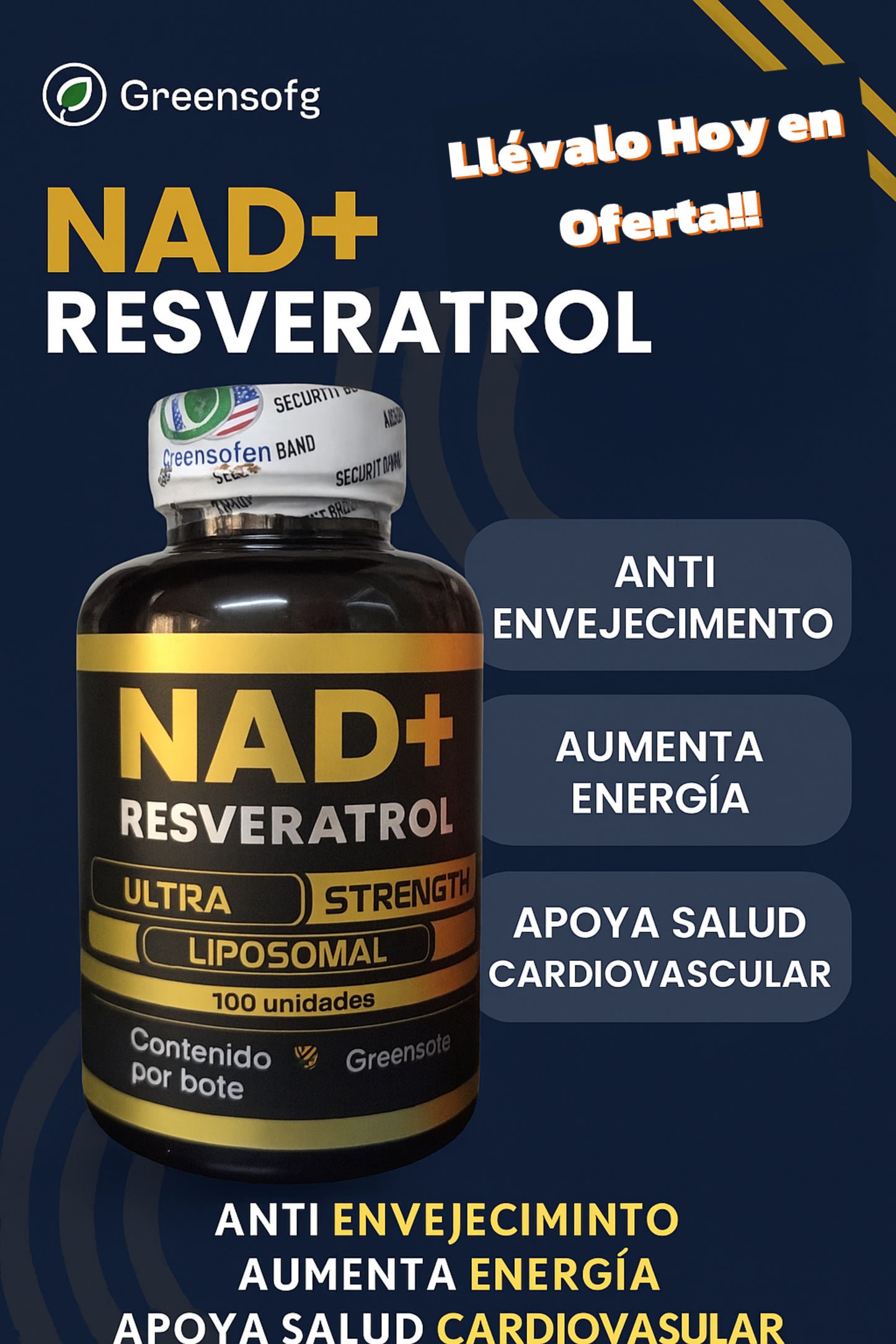 Resveratrol NAD+/YouthGuard™ Resveratrol 1500 mg